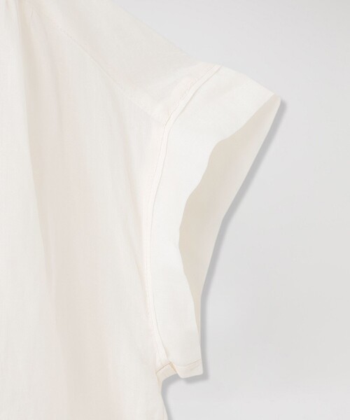 LOVELESS(ラブレス)の「ペーパーリネンブラウス(シャツ/ブラウス・レディース・オフホワイト/ブラック/ブラウン系その他5・M)」の7枚目の写真