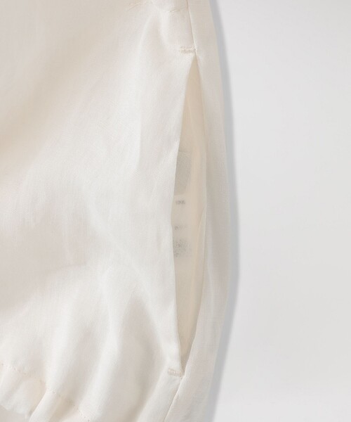 LOVELESS(ラブレス)の「ペーパーリネンブラウス(シャツ/ブラウス・レディース・オフホワイト/ブラック/ブラウン系その他5・M)」の8枚目の写真