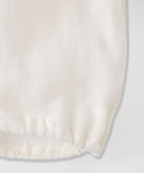 LOVELESS(ラブレス)の「ペーパーリネンブラウス(シャツ/ブラウス・レディース・オフホワイト/ブラック/ブラウン系その他5・M)」の9枚目の写真