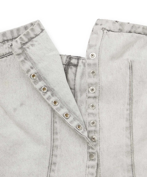 ADAM ET ROPE'（アダムエロペ）の「【環境配慮・セットアップ対応】デニムビスチェ（その他トップス・レディース・ブラック系その他3/ブルー系その他6・FREE）」の16枚目の写真