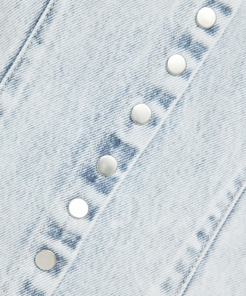 ADAM ET ROPE'（アダムエロペ）の「【環境配慮・セットアップ対応】デニムビスチェ（その他トップス・レディース・ブラック系その他3/ブルー系その他6・FREE）」の11枚目の写真