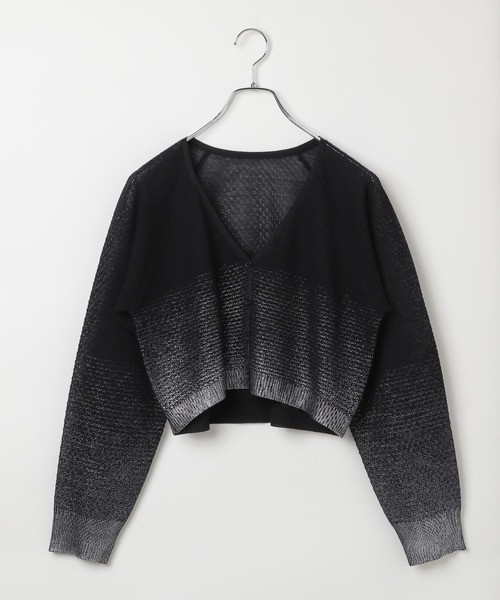PAGEBOY（ページボーイ）の「ハクグラデシアーVネックカーディガン（カーディガン/ボレロ・レディース・ブラック/ブルーグレー/ホワイト/グリーン系その他6・FREE）」の21枚目の写真