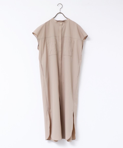 hunch（ハンチ）の「接触冷感シャツワンピース（シャツワンピース・レディース・ブラック/ベージュ・FREE）」の12枚目の写真