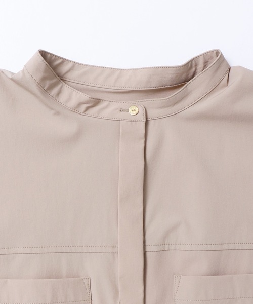 hunch（ハンチ）の「接触冷感シャツワンピース（シャツワンピース・レディース・ブラック/ベージュ・FREE）」の13枚目の写真