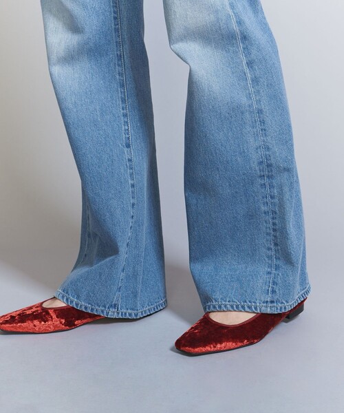 BEAUTY&YOUTH UNITED ARROWS（ビューティーアンドユースユナイテッドアローズ）の「【WEB限定】デニムフレアパンツ -ウォッシャブル-（デニムパンツ・レディース・コバルトブルー/オフホワイト/ネイビー・S/M/L/XS）」の21枚目の写真