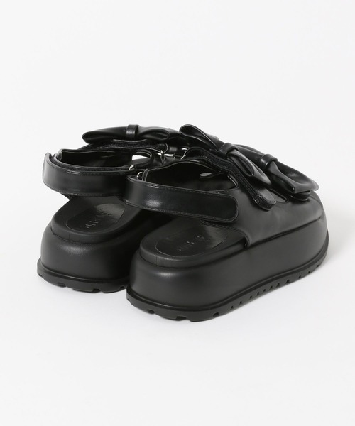 3.3 Field Trip （3.3フィールドトリップ）の「3.3 Field Trip／ダブル リボン サンダル（サンダル・レディース・その他1/ブラック・LARGE/MEDIUM）」の13枚目の写真