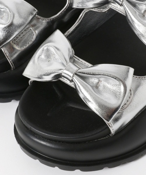 3.3 Field Trip （3.3フィールドトリップ）の「3.3 Field Trip／ダブル リボン サンダル（サンダル・レディース・その他1/ブラック・LARGE/MEDIUM）」の20枚目の写真