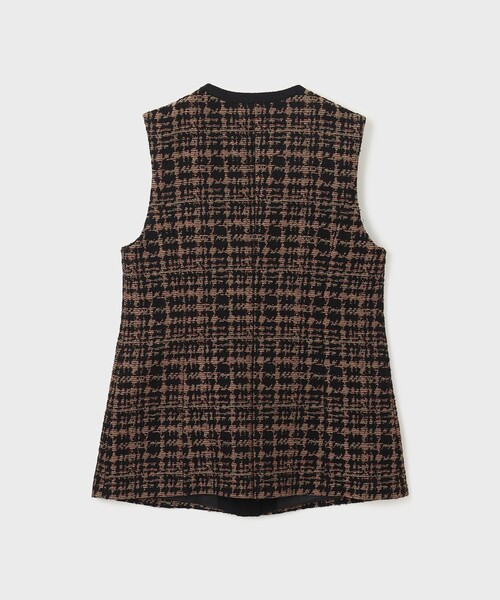 GRACE CONTINENTAL（グレースコンチネンタル）の「チドリツイードベスト（ベスト・レディース・マルチ・36/38）」の5枚目の写真