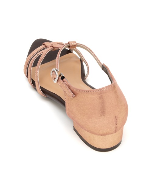 JELLY BEANS（ジェリービーンズ）の「ポインテッドクロスTストラップサンダル(210-40394)JELLY BEANS(ジェリービーンズ)（サンダル・レディース・シルバー/ブラック/ライトピンク・S/M/L）」の8枚目の写真