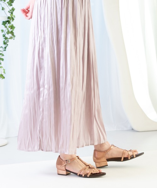 JELLY BEANS（ジェリービーンズ）の「ポインテッドクロスTストラップサンダル(210-40394)JELLY BEANS(ジェリービーンズ)（サンダル・レディース・シルバー/ブラック/ライトピンク・S/M/L）」の16枚目の写真