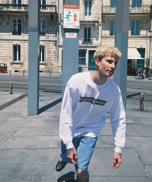 ddp（ディーディーピー）の「DDP 417別注 bike Tシャツ（Tシャツ/カットソー・メンズ・ブラック/ホワイト・MEDIUM/LARGE）」の4枚目の写真