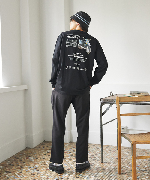 ddp（ディーディーピー）の「DDP 417別注 bike Tシャツ（Tシャツ/カットソー・メンズ・ブラック/ホワイト・MEDIUM/LARGE）」の11枚目の写真