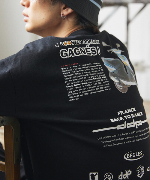 ddp（ディーディーピー）の「DDP 417別注 bike Tシャツ（Tシャツ/カットソー・メンズ・ブラック/ホワイト・MEDIUM/LARGE）」の21枚目の写真