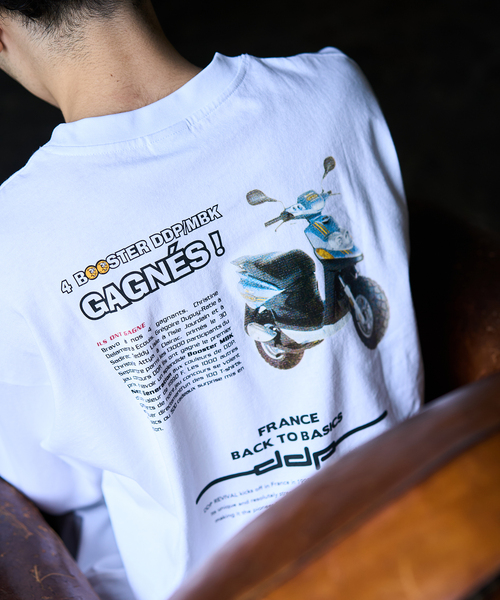 ddp（ディーディーピー）の「DDP 417別注 bike Tシャツ（Tシャツ/カットソー・メンズ・ブラック/ホワイト・MEDIUM/LARGE）」の22枚目の写真