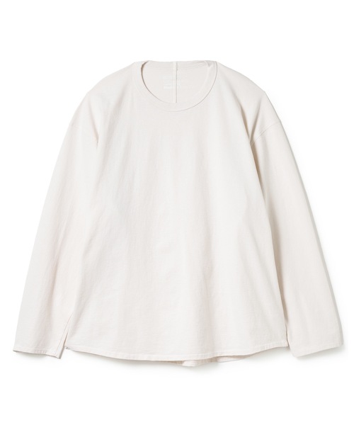 Sandinista（サンディニスタ）の「American Cotton Round L-S Tee / アメリカンコットン後染め裾ラウンド長袖Tシャツ（Tシャツ/カットソー・メンズ・ブラック/ダークオレンジ/ナチュラル/ベージュ系その他・LARGE/MEDIUM/SMALL）」の19枚目の写真