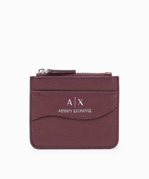 ARMANI EXCHANGE(アルマーニエクスチェンジ)の「【A|X アルマーニ エクスチェンジ】AXロゴ カード/コインケース(コインケース・レディース・ブラック/ナチュラル/バーガンディー・FREE)」の3枚目の写真
