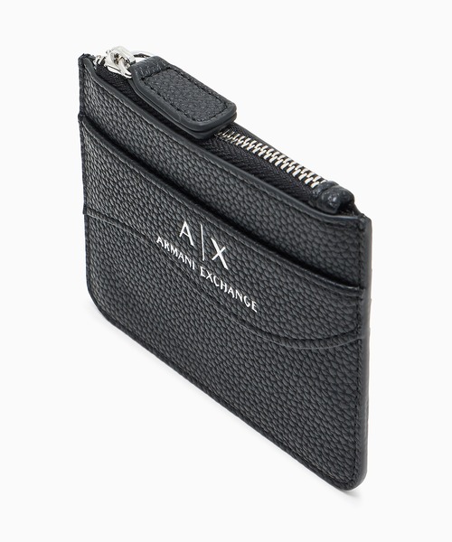 ARMANI EXCHANGE(アルマーニエクスチェンジ)の「【A|X アルマーニ エクスチェンジ】AXロゴ カード/コインケース(コインケース・レディース・ブラック/ナチュラル/バーガンディー・FREE)」の4枚目の写真