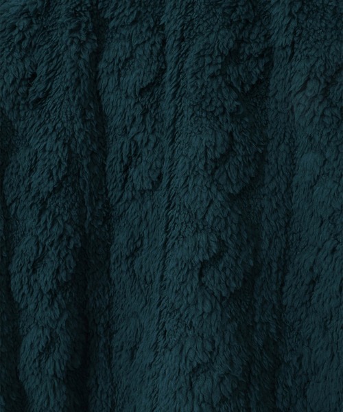 MAKE YOUR DAY（メイクユアデイ）の「模様入り両面ボアプルオーバー■80～140cm（スウェット・キッズ・チャコールグレー/ダークグリーン/アイボリー・80/90/100/110/120/130/140）」の19枚目の写真