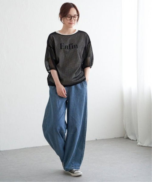 LBC(エルビーシー)の「2WAYメッシュプルオーバー(Tシャツ/カットソー・レディース・ブラック/ブルー・M)」の19枚目の写真