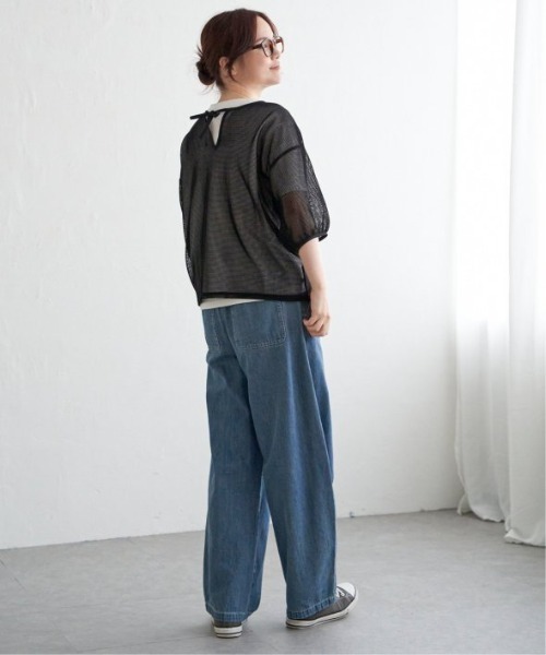 LBC(エルビーシー)の「2WAYメッシュプルオーバー(Tシャツ/カットソー・レディース・ブラック/ブルー・M)」の20枚目の写真