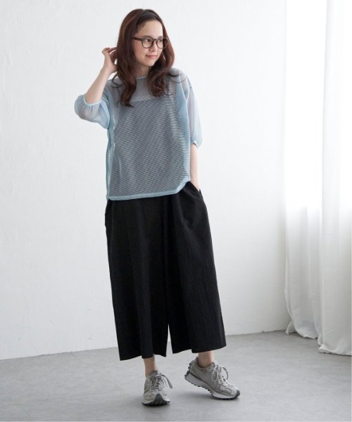 LBC(エルビーシー)の「2WAYメッシュプルオーバー(Tシャツ/カットソー・レディース・ブラック/ブルー・M)」の21枚目の写真