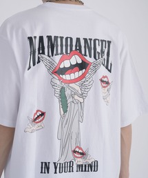 RE730 | 【RE730】 エンジェルになったなみおくんプリント 半袖Tシャツ(Tシャツ/カットソー)