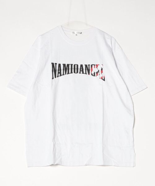 RE730(アールイーセブンサーティー)の「【RE730】 エンジェルになったなみおくんプリント 半袖Tシャツ(Tシャツ/カットソー・メンズ・ブラック/オフホワイト・X-LARGE/LARGE/MEDIUM)」の9枚目の写真