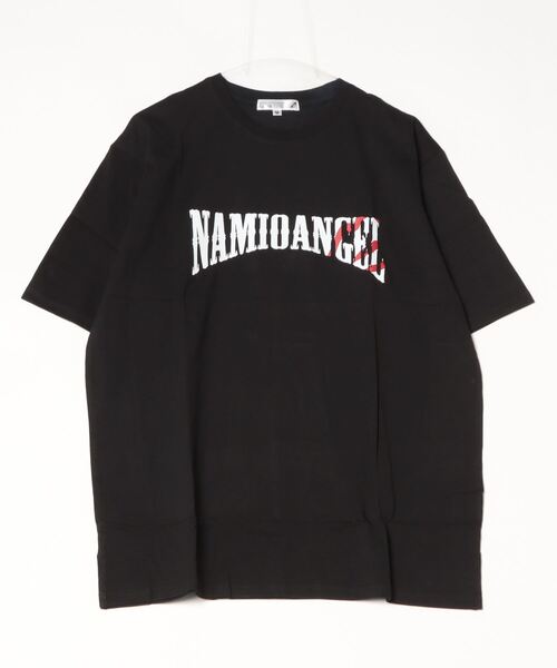 RE730(アールイーセブンサーティー)の「【RE730】 エンジェルになったなみおくんプリント 半袖Tシャツ(Tシャツ/カットソー・メンズ・ブラック/オフホワイト・X-LARGE/LARGE/MEDIUM)」の10枚目の写真