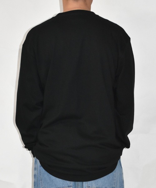 DOUBLE STEAL(ダブルスティール)の「ハートロゴ 長袖Tシャツ(Tシャツ/カットソー・メンズ・ブラック/ホワイト・LARGE/MEDIUM/X-LARGE)」の10枚目の写真