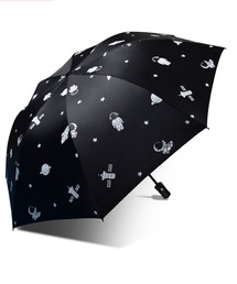 DAY CLOSET（デイ クローゼット）の「【UVカット率/遮光率99.9%以上】晴雨兼用 宇宙柄ワンタッチ折り畳み傘（折りたたみ傘）」