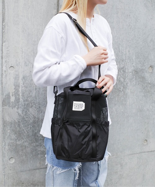 FREDRIK PACKERS』210D COLUMN TOTE BAG 210デニール コラム トート