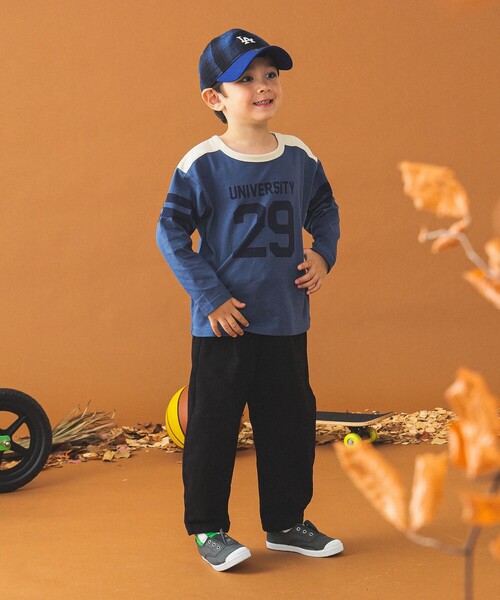 B:MING by BEAMS（ビーミングバイビームス）の「フットボール Tシャツ （100～140cm)（Tシャツ/カットソー・キッズ・ベージュ/ブルー系その他2・100/110/120/130/140）」の10枚目の写真