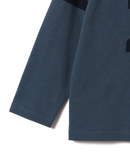 B:MING by BEAMS（ビーミングバイビームス）の「フットボール Tシャツ （100～140cm)（Tシャツ/カットソー・キッズ・ベージュ/ブルー系その他2・100/110/120/130/140）」の5枚目の写真