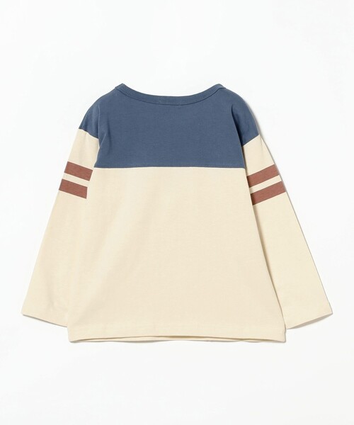 B:MING by BEAMS（ビーミングバイビームス）の「フットボール Tシャツ （100～140cm)（Tシャツ/カットソー・キッズ・ベージュ/ブルー系その他2・100/110/120/130/140）」の22枚目の写真