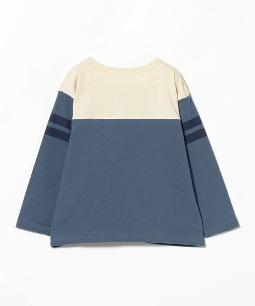 B:MING by BEAMS（ビーミングバイビームス）の「フットボール Tシャツ （100～140cm)（Tシャツ/カットソー・キッズ・ベージュ/ブルー系その他2・100/110/120/130/140）」の18枚目の写真