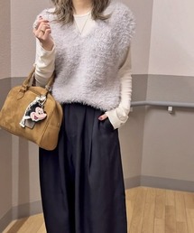 nissen（ニッセン）の「シャギーニットベスト（ベスト）」