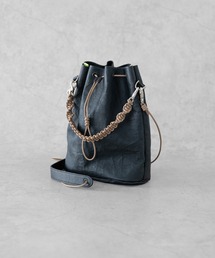 Dyneema(R) Leather DRAWSTRING 2WAYBAG / 超軽量ダイニーマレザードローストリング2WAYバッグ