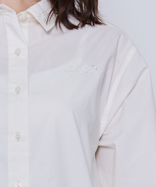 Arnold Palmer(アーノルドパーマー)の「ニットベスト × シャツ チュニック レイヤード セット(アンサンブル・レディース・ベージュ/ブラック・S/M/L)」の22枚目の写真