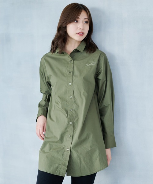 Arnold Palmer(アーノルドパーマー)の「ニットベスト × シャツ チュニック レイヤード セット(アンサンブル・レディース・ベージュ/ブラック・S/M/L)」の12枚目の写真