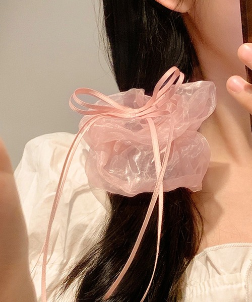 タグ付き MARS マーズ ファーおリボンワンピース ブラック ピンク