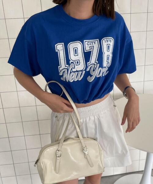 セール】NEW YORKロゴプリントショートTシャツ（Tシャツ
