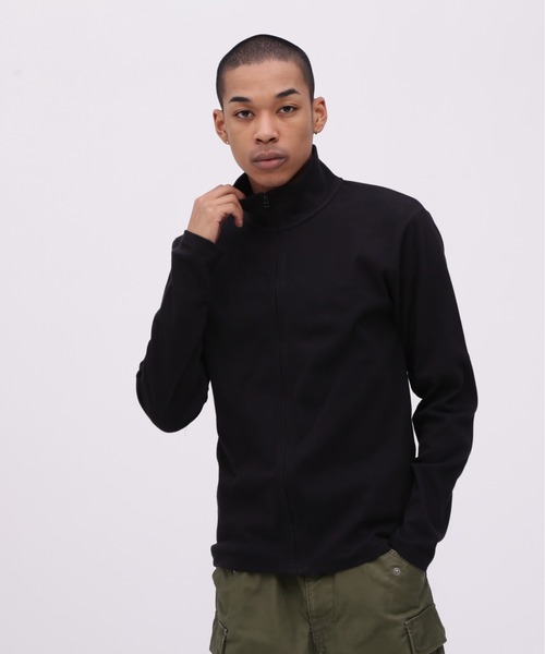 DAILY/デイリー》STAND ZIP RIB JACKET / スタンドジップ リブ