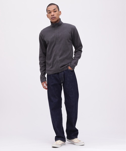 DAILY/デイリー》STAND ZIP RIB JACKET / スタンドジップ リブ