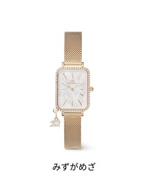Quadro Crystal Zodiac Melrose 20x26MM レーディス腕時計 ゴールド