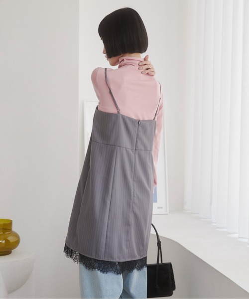 DRIES VAN NOTEN キャミソールワンピース ピンストライプ DRIES VAN NOTEN キャミソールワンピース ピンストライプ レディース