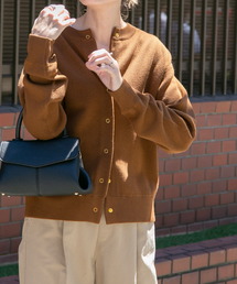 FORK&SPOON | 『洗濯可』FORK&SPOON　ミラノリブクルーネックカーディガン(カーディガン/ボレロ)