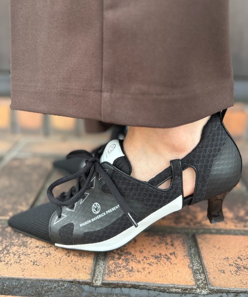 Scrap Book(スクラップブック)の「【MAISON MAVERICK PRESENTS】Maverick 60mm Pumps(パンプス・レディース・ブラック/ベージュ・L/M)」の2枚目の写真