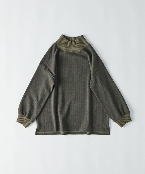 conges payes ADIEU TRISTESSE（コンジェ ペイエ アデュートリステス）の「リブタートルプルオーバー（Tシャツ/カットソー・レディース・ベージュ/グレー/カーキ・FREE）」の2枚目の写真