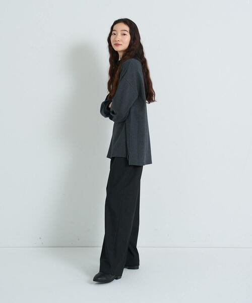 conges payes ADIEU TRISTESSE（コンジェ ペイエ アデュートリステス）の「リブタートルプルオーバー（Tシャツ/カットソー・レディース・ベージュ/グレー/カーキ・FREE）」の14枚目の写真