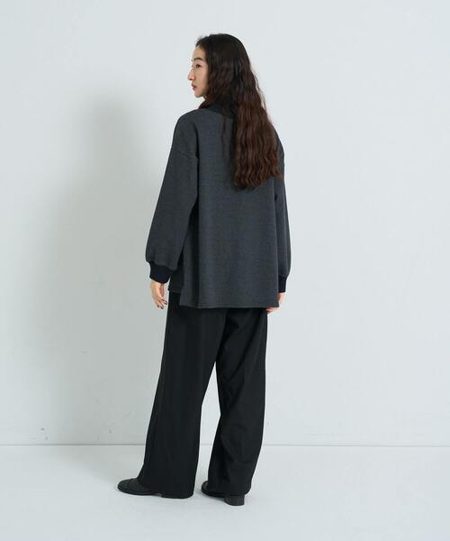 conges payes ADIEU TRISTESSE（コンジェ ペイエ アデュートリステス）の「リブタートルプルオーバー（Tシャツ/カットソー・レディース・ベージュ/グレー/カーキ・FREE）」の15枚目の写真